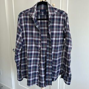 Toscano button up shirt sz M